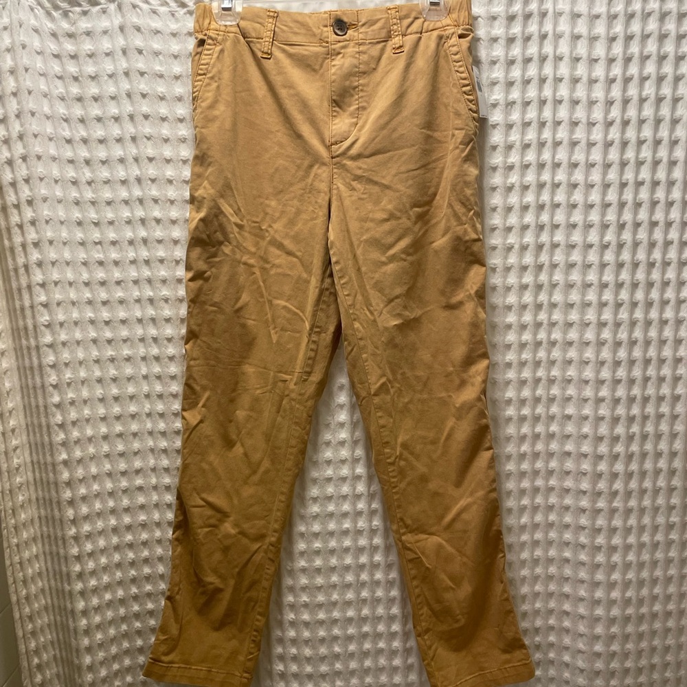 NWT Old Navy Mustard Yellow Chino Pants - Picture 2 of 6
